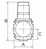 Riegler Präzisionsdruckregler »variobloc«, BG 2, G 3/4, 0,5 - 10 bar