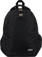 Plecak szkolny St. Right BP73 St.Black, trzykomorowy, 25l, 46x31x20cm, czarny