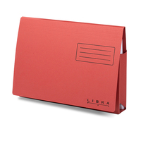 Libra Ultra Pocket Folder Red Pack of 25