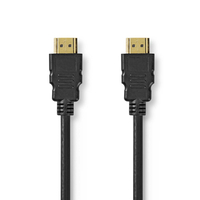 CÂBLE ULTRA HAUTE VITESSE HDMI | HDMI? CONNECTEUR | HDMI? CONNECTEUR | 8K@60HZ | 48 GBPS | 2.00 M | ROND | 6.5 MM | NOIR | LABEL