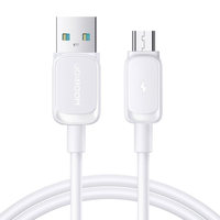 JOYROOM COLOR SERIES USB-A - MICRO-USB CABLE 2.4A, 2M - WHITE S-AM018A14-2M-W