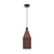 Peralta plafondlamp in metaal met terractotta geschilderde afwerking, Ø 15 cm