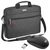 PEDEA Laptoptasche 15,6 Zoll (39,6cm) URBAN-HIP Notebook Umhängetasche mit Tablet Fach mit schnurloser Maus, grau