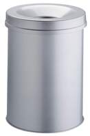 DURABLE Papierkorb Safe rund 30 Liter, grau