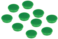 Magnet rund, 38 mm, 2500 g, 10 Stück, grün