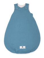 Julius Zöllner Cotton Muslin Babyschlafsack Blau