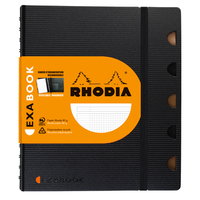 Rhodia 132572C bloc-notes A5+ 80 feuilles Noir