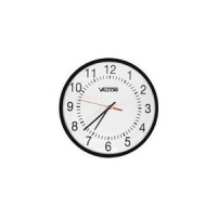 Valcom VIP-A12 12 Inch IP PoE Analog Clock Wall Mechanical clock Circle Black, White