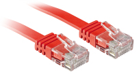 Lindy 0.3m Cat.6 kabel sieciowy Czerwony 0,3 m Cat6