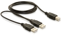 DeLOCK USB-B/USB-A Cable USB Kabel 1 m USB B USB A Schwarz