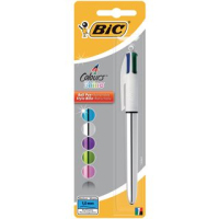 BIC 902126 bolígrafo Negro, Azul, Verde, Rojo Bolígrafo de punta retráctil con pulsador 1 pieza(s)