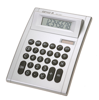 Genie 50 DC calculadora Escritorio Pantalla de calculadora Plata