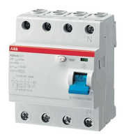 ABB 2CSF204101R1400 circuit breaker Residual-current device Type A 4