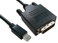 Cables Direct Mini DisplayPort - DVI, 1m DVI-D Black