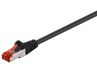 Goobay 95468 hálózati kábel Fekete 0,5 M Cat6 S/FTP (S-STP)