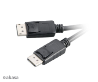 Akasa AK-CBDP01-20BK DisplayPort kabel 2 m Zwart