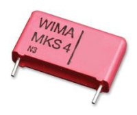 WIMA MKS4C052206D Kondensator Rot Fixed capacitor Gleichstrom