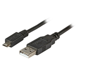 EFB Elektronik K5228SW.1V2 USB Kabel USB 2.0 1 m USB A Micro-USB B Schwarz