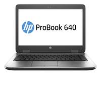 HP ProBook 640 G2 Intel® Core™ i5 i5-6200U Laptop 35.6 cm (14") 4 GB DDR4-SDRAM 500 GB HDD Wi-Fi 5 (802.11ac) Windows 10 Pro Silver
