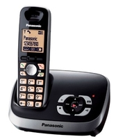 Panasonic KX-TG6521 Telefon w systemie DECT Nazwa i identyfikacja dzwoniącego Czarny