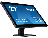 iiyama ProLite T2736MSC-B1 pantalla para PC 68,6 cm (27") 1920 x 1080 Pixeles Full HD LED Pantalla táctil Negro