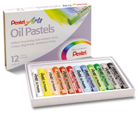 Pentel PHN-12 pastel Pastel à l’huile Multicolore 12 pièce(s)