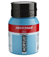 Amsterdam Standard Acrylfarbe 500 ml Blau Flasche