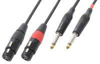 PD-Connex 177066 Audio-Kabel 1,5 m XLR (3-pin) 6.35mm Schwarz