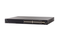 Cisco SX350X-24 Stackable Managed Switch | 24 Ports 10 Gigabit Ethernet (GbE) | 20 Ports 10GBase-T | 4 x 10G Combo SFP+ | Limited Lifetime Protection (SX350X-24-K9-UK)