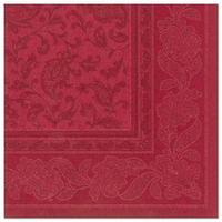 Papstar 11668 serviette et serviette de table en papier Mouchoir en papier Bordeaux 50 pièce(s)