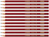 STABILO Schwan, grafietpotlood, rood gelakt -12 stuks, hardheid HB