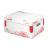 Esselte Speedbox scatola per la conservazione di documenti Rosso, Bianco