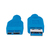 Manhattan SuperSpeed USB Micro-B Anschlusskabel, USB 3.0, Typ A-Stecker - Micro-B-Stecker, 5 Gbit/s, 2 m, blau