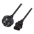EFB Elektronik EK493.1,8 câble électrique Noir 1,8 m Prise d'alimentation type I Coupleur C13