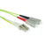ACT RL5900 cable de fibra optica 0,5 m LC SC OM5 Verde