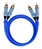 OEHLBACH BEAT! INTERLINK Blue 1m Audio-Kabel 2 x RCA Blau