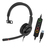 Axtel VOICE UC28-35 mono USB-A Zestaw słuchawkowy Przewodowa Opaska na głowę Biuro/centrum telefoniczne USB Typu-A Czarny