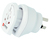 Skross 1.500210-E adaptador de enchufe eléctrico Tipo F Universal Blanco