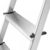 Hailo 8160-707 ladder Folding ladder Aluminium, Black