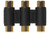 Maplin A30XF cable gender changer RCA Black, Gold