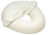 SISSEL Sit Ring, oval, inkl. Bezug Weiß Sitzkissen