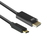 ACT AC7325 adaptador de cable de vídeo 2 m USB Tipo C DisplayPort Negro