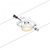 Paulmann 94432 Lichtspot Schienenlichtschranke Chrom, Weiß GU5.3