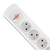 Qoltec 50280 power extension 1.8 m 8 AC outlet(s) Indoor White