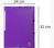 Exacompta 55818E fichier Polypropylène (PP) Violet A4