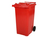SARO 2 Rad Müllgroßbehälter 80 Liter -rot- Modell MGB80RO Made in Europe -