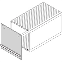 SCHROFF Frontplatte mit Griff - FRONTPLATTE M.GRIFF 3HE 14TE