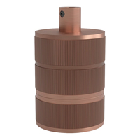 Lampholder E27 Alu Satin Copper 48x63mm