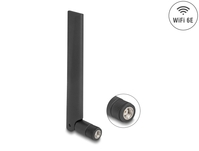 Delock WiFi 6E Antenne RP-SMA Stecker 3 dBi omnidirektional