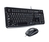 Logitech MK120 Set, Tastatur und Maus, kabelgebunden DE - schwarz